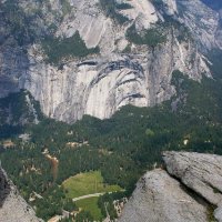 Údolí s Yosemite Village