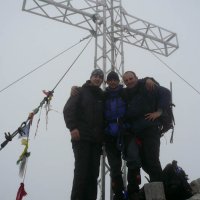 Vrcholové foto - Tom, Lukas, Slon
