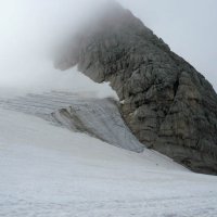 Sestup zpět k Simony Hütte.