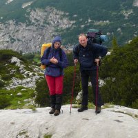 Ze Simony Hütte sestupujeme ještě níže na Wiesberghaus.