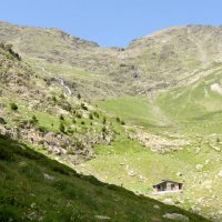 Cesta na Refugi del Pla de Estany nebyla prakticky vůbec značená, takže jsme ji během chvíle ztratili.