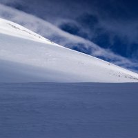 Už je to jen 500 m nahoru, v závěrečné části po horizontu.