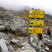 Rozcestí v Kriváňském žlabu