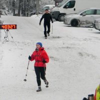 Konec druhého kola (25 km / 1 500 m).