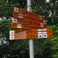 Mátra je protkaná množstvím turistických tras