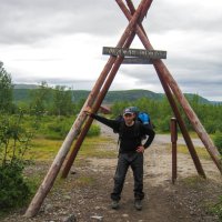 Zpět v Nikkaluoktě, celkem 61 km, cca. 2 000 m převýšení.