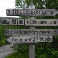 Rozcestník v Nikkaluoktě