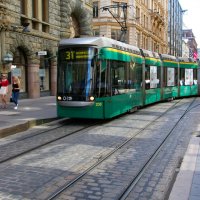 Tramvaj v centru