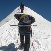 Stoupání na Lugwighöhe (4 342 m)