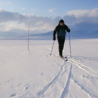 Vyrážíme na chatu Halti, která je asi 4 km od hranic a stejnojmenného vrcholu