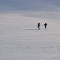 Jezero má výhodu, jedete opravdu po rovině.