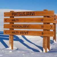 Rozcestník u Pitsusjärvi