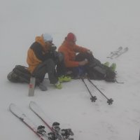 Počasí se zkazilo, ze Smreku se vrátíme po hřebeni do sedla.
