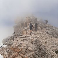 Blížíme se k vrcholu viditelnost se výrazně zhoršila