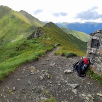 Hřeben vedoucí k Mircii (2470 m)