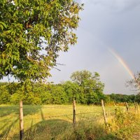 V Juniku nás chytla bouřka a následně se s námi Balkán loučí duhou